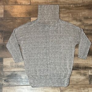 Lane Bryant Women's Heather Gray Turtleneck Sweater